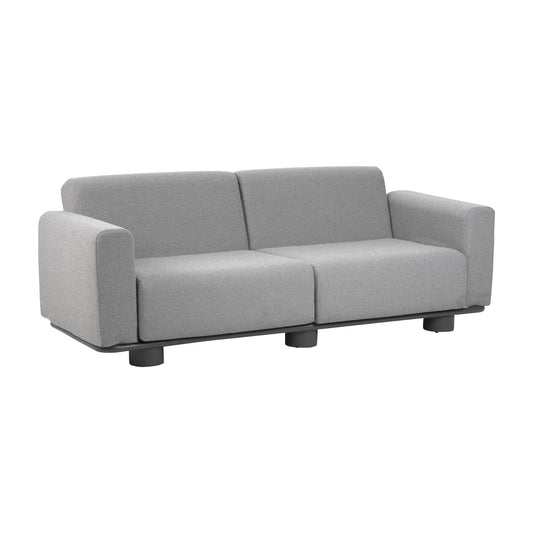 Brafab Bolster 2,5-Sits Soffa, Antracit/Teddy Grey