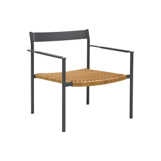 Brafab Dk Loungefåtölj 2-Pack, Antracit/Natur