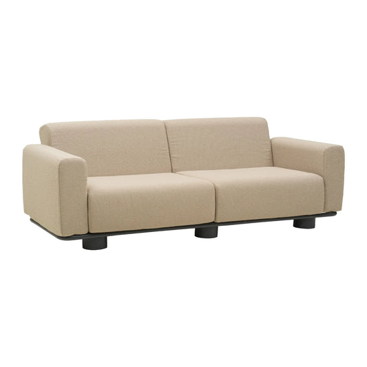 Brafab Bolster 2,5-Sits Soffa, Antracit/Teddy Beige