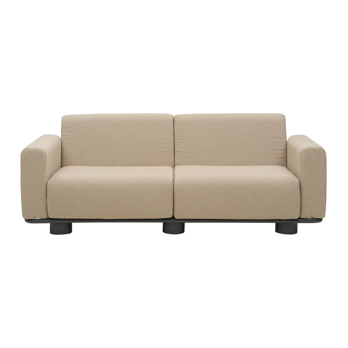 Brafab Bolster 2,5-Sits Soffa, Antracit/Teddy Beige