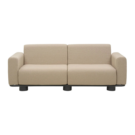 Brafab Bolster 2,5-Sits Soffa, Antracit/Teddy Beige