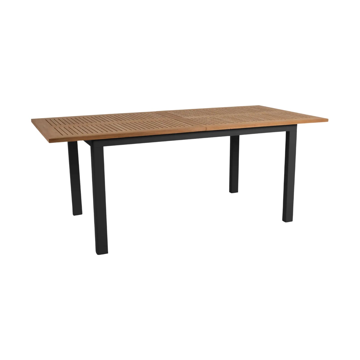 Brafab Lyon Matbord, Svart/Teak