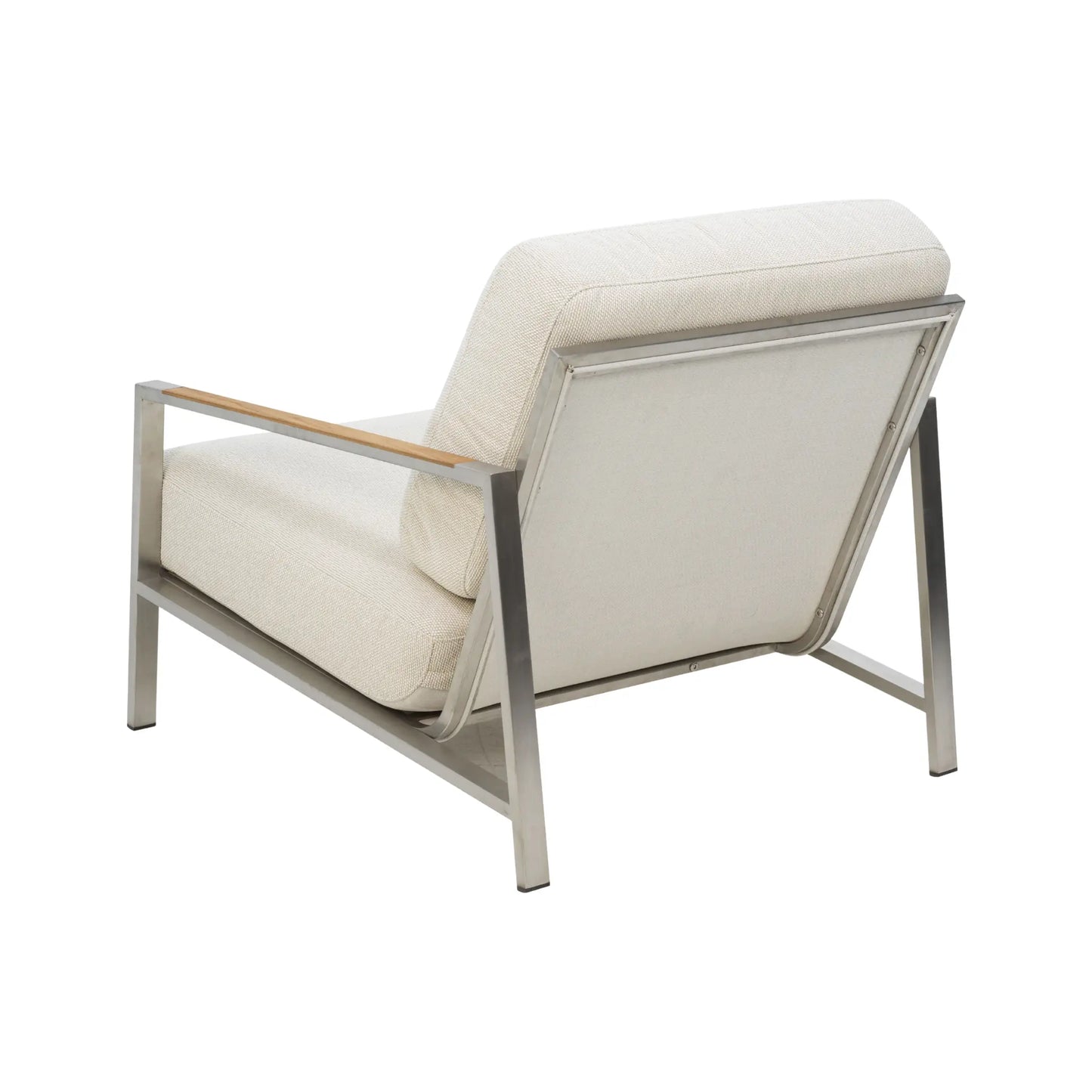 Brafab Naos Fåtölj, Stainless Steel/Dot Beige