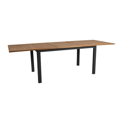 Brafab Lyon Matbord, Svart/Teak