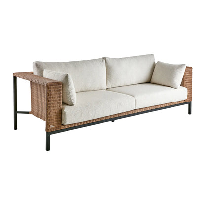 Brafab Shell 2,5-Sits Soffa, Rustik/Teddy Rice