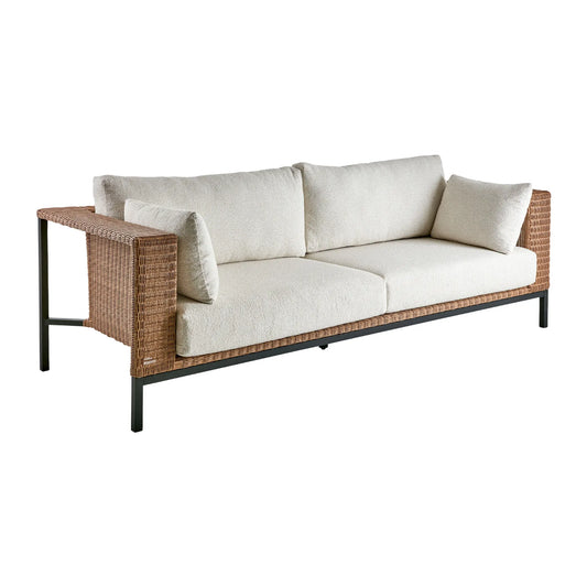 Brafab Shell 2,5-Sits Soffa, Rustik/Teddy Rice
