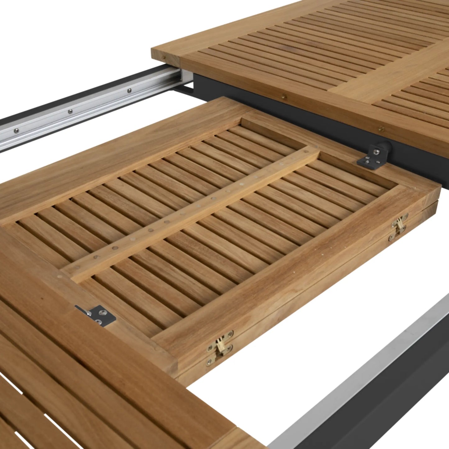 Brafab Lyon Matbord, Svart/Teak