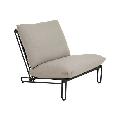 Brafab Blixt Loungefåtölj, Svart/Cley Beige