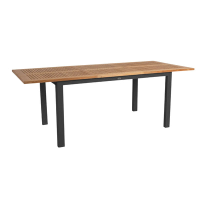 Brafab Lyon Matbord, Svart/Teak