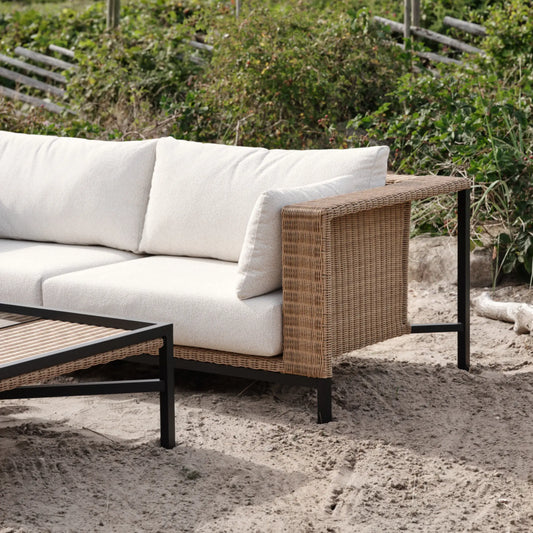Brafab Shell 2,5-Sits Soffa, Rustik/Teddy Rice