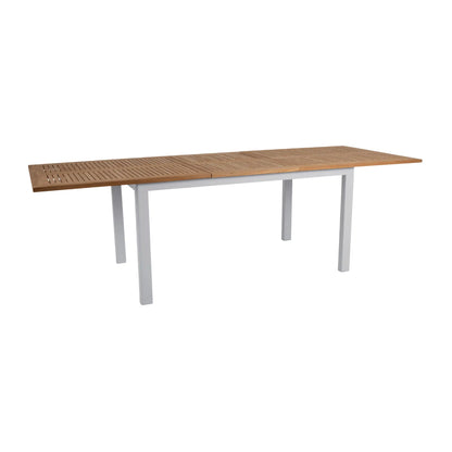 Brafab Lyon Matbord, Light Grey/Teak