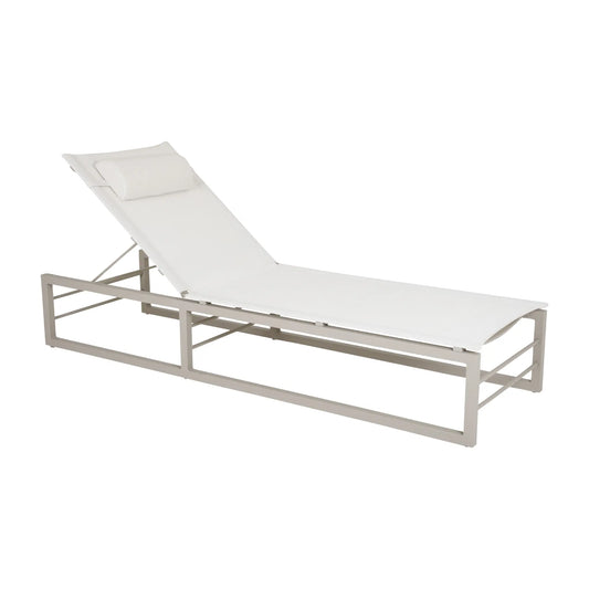 Brafab Vevi Solsäng, Khaki/Vit