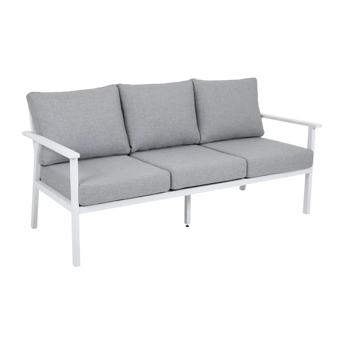Brafab Samvaro 3-Sitssoffa High, Vit/Pearl Grey