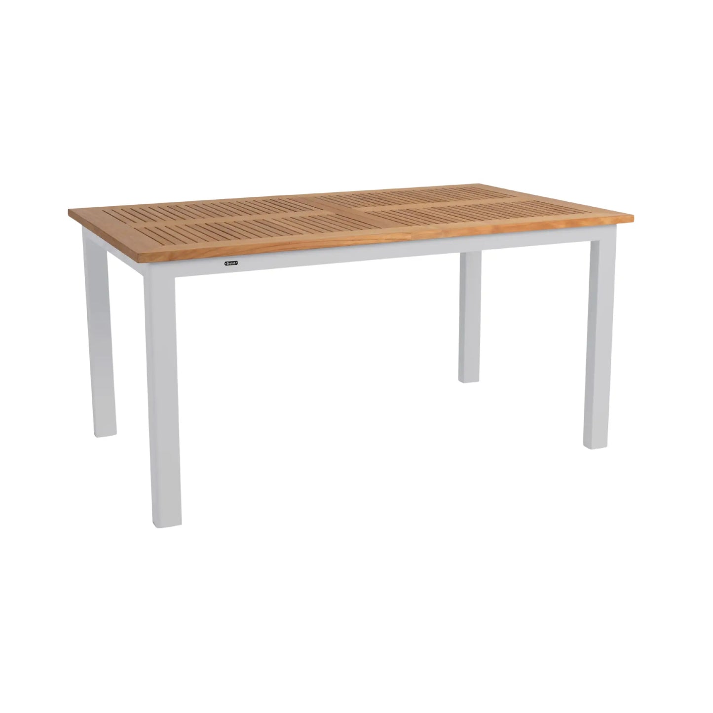 Brafab Lyon Matbord, Light Grey/Teak