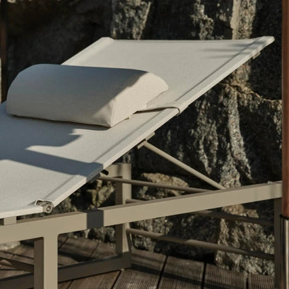 Brafab Vevi Solsäng, Khaki/Vit