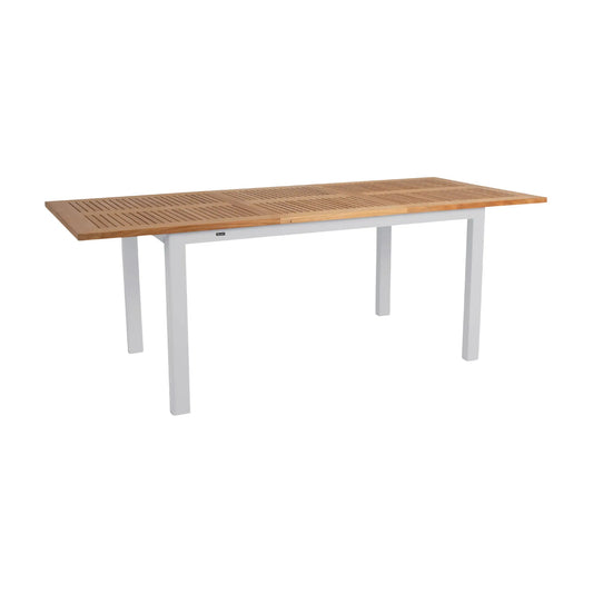 Brafab Lyon Matbord, Light Grey/Teak
