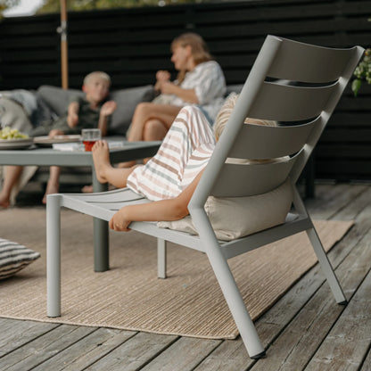Brafab Delia Loungefåtölj 2-Pack, Light Grey