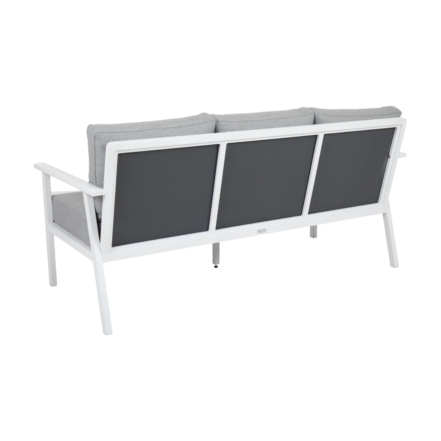 Brafab Samvaro 3-Sitssoffa High, Vit/Pearl Grey