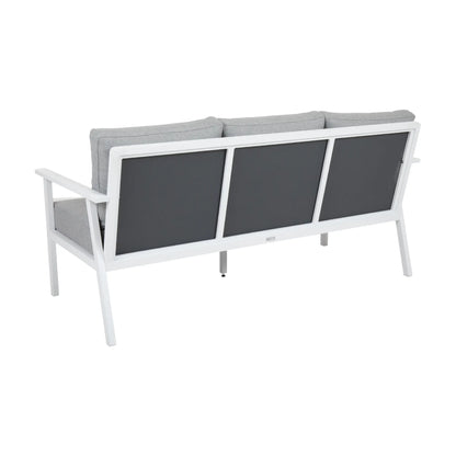 Brafab Samvaro 3-Sitssoffa High, Vit/Pearl Grey