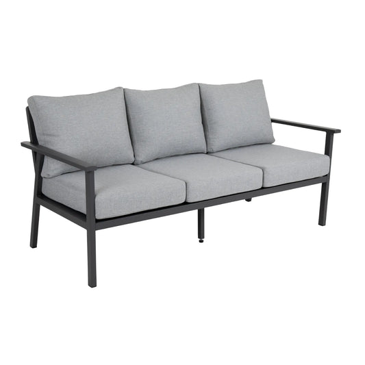 Brafab Samvaro 3-Sitssoffa High, Antracit/Pearl Grey