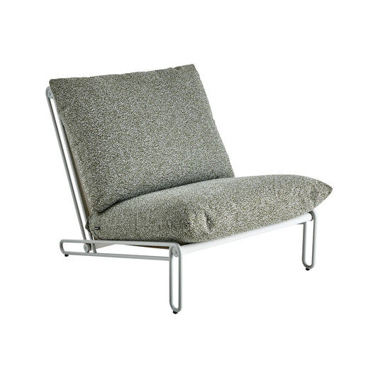 Brafab Blixt Loungefåtölj, Light Grey/Teddy Verde