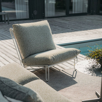 Brafab Blixt Loungefåtölj, Light Grey/Teddy Verde