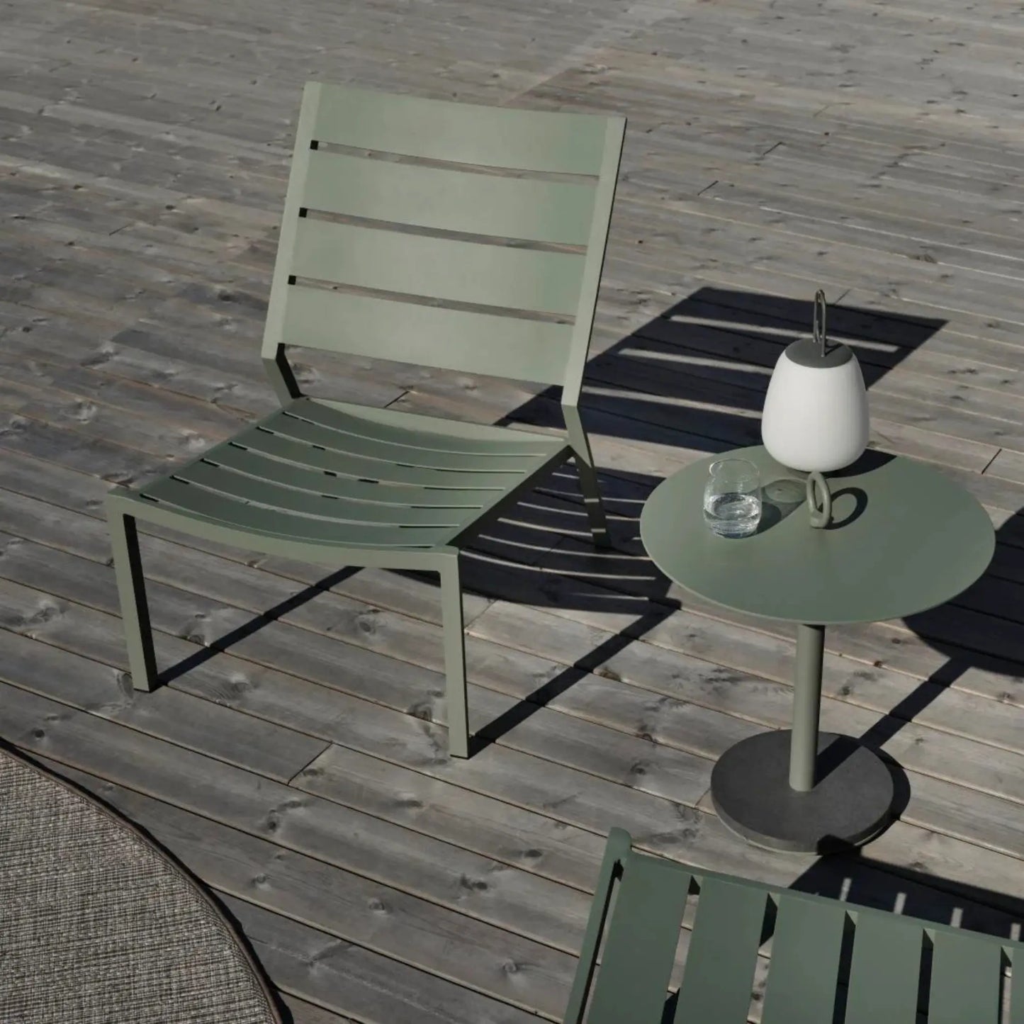 Brafab Delia Loungefåtölj 2-Pack, Dusty Green