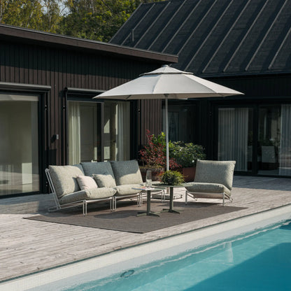 Brafab Blixt Loungefåtölj, Light Grey/Teddy Verde