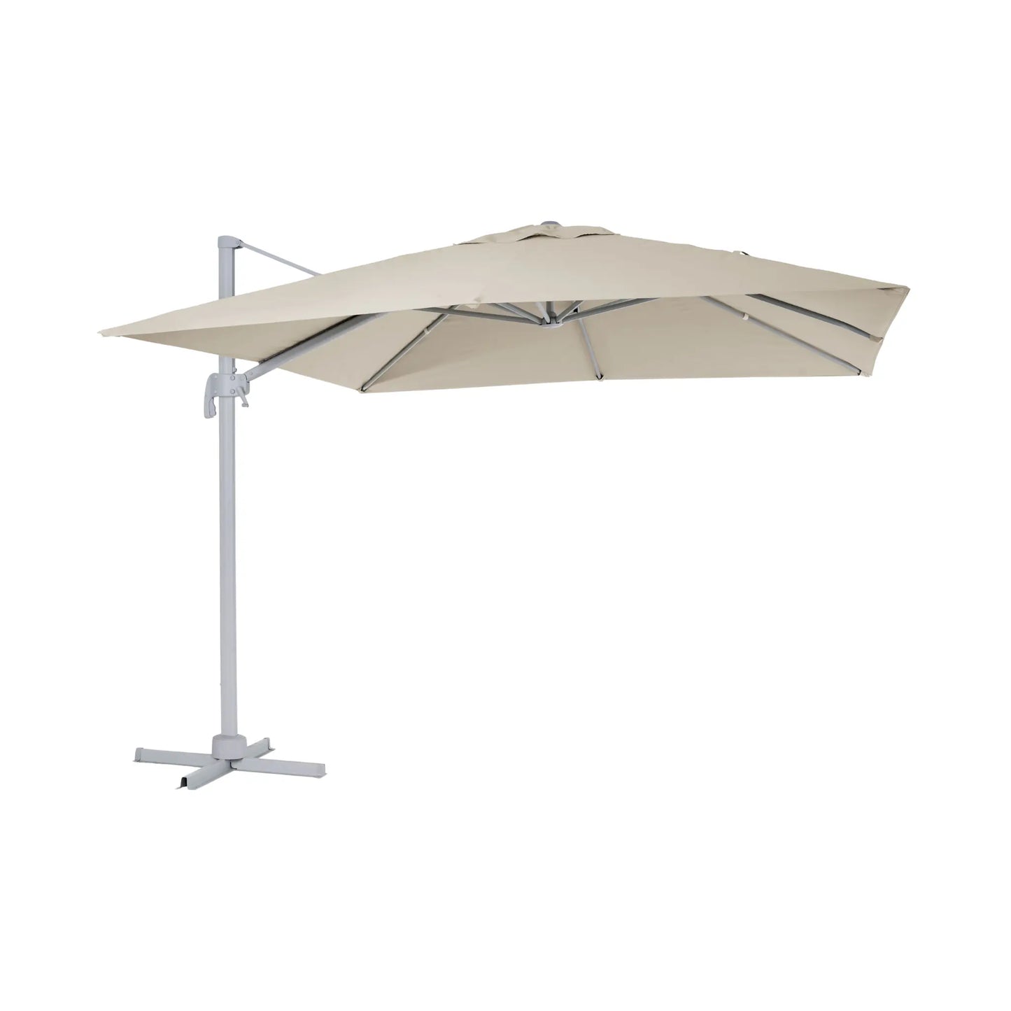 Brafab Linz Frihängande Parasoll, Khaki/Light Grey