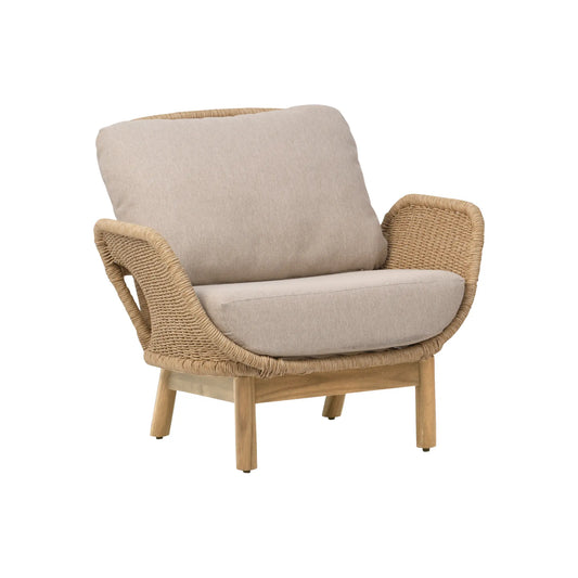 Brafab Lily Fåtölj, Twist Straw/Plush Wheat