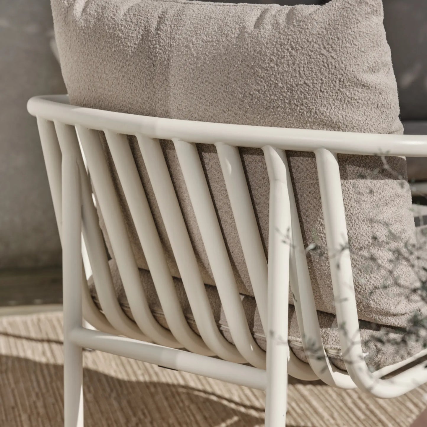 Brafab Bendt Fåtölj, Pearl White/Teddy Beige