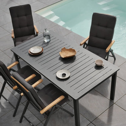 Brafab Andy Positionsstol 2-Pack, Antracit/Antracit