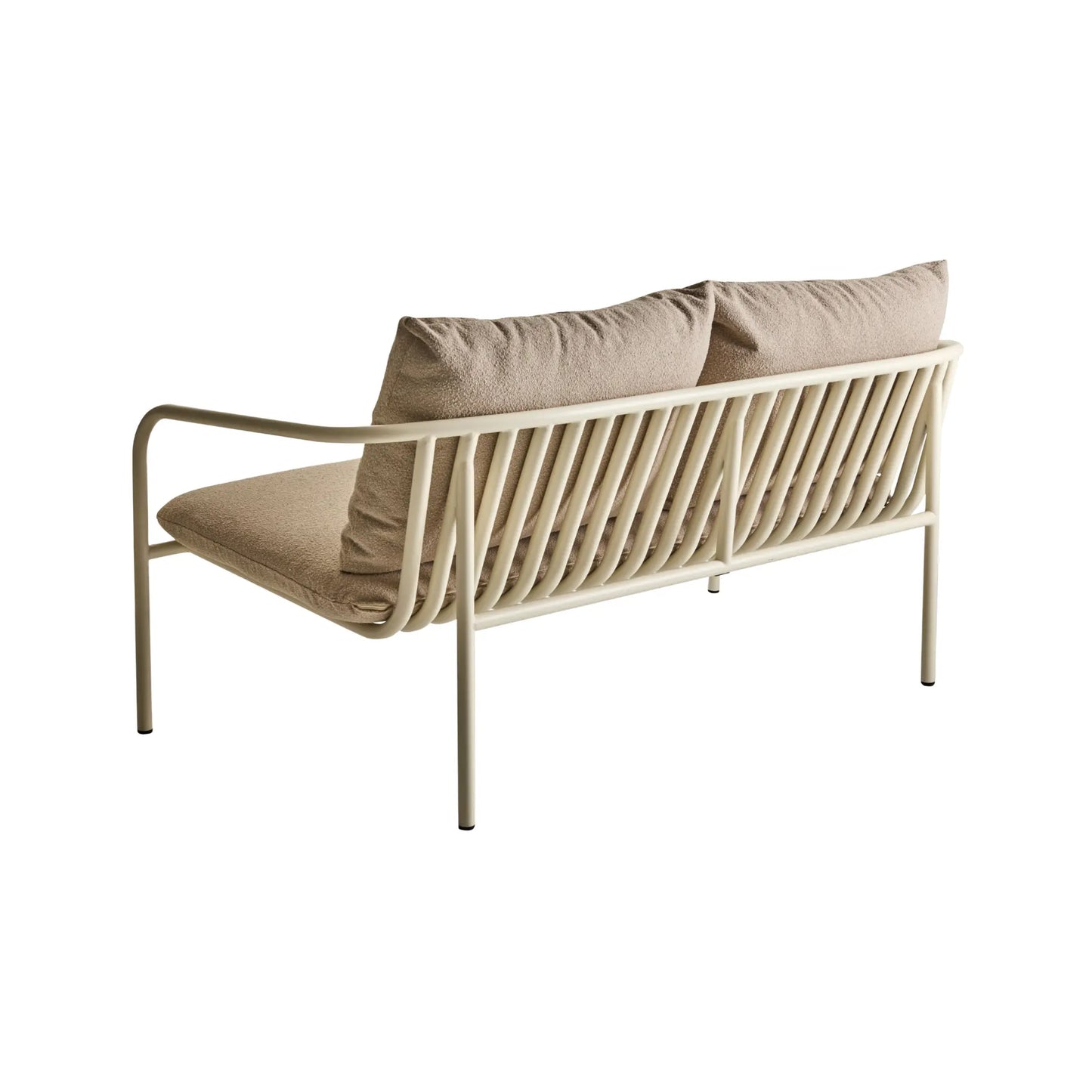 Brafab Bendt 2-Sitssoffa, Pearl White/Teddy Beige