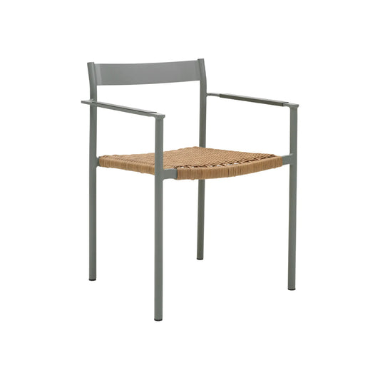 Brafab Dk Matstol 2-Pack, Dusty Green/Natur