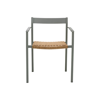 Brafab Dk Matstol 2-Pack, Dusty Green/Natur