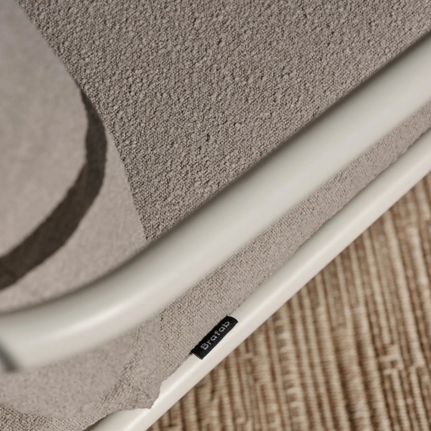 Brafab Bendt 2-Sitssoffa, Pearl White/Teddy Beige