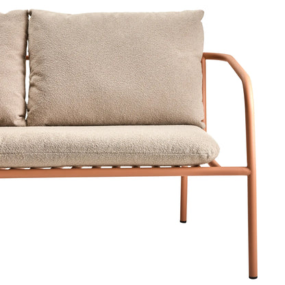 Brafab Bendt 2-Sitssoffa, Peach/Teddy Beige