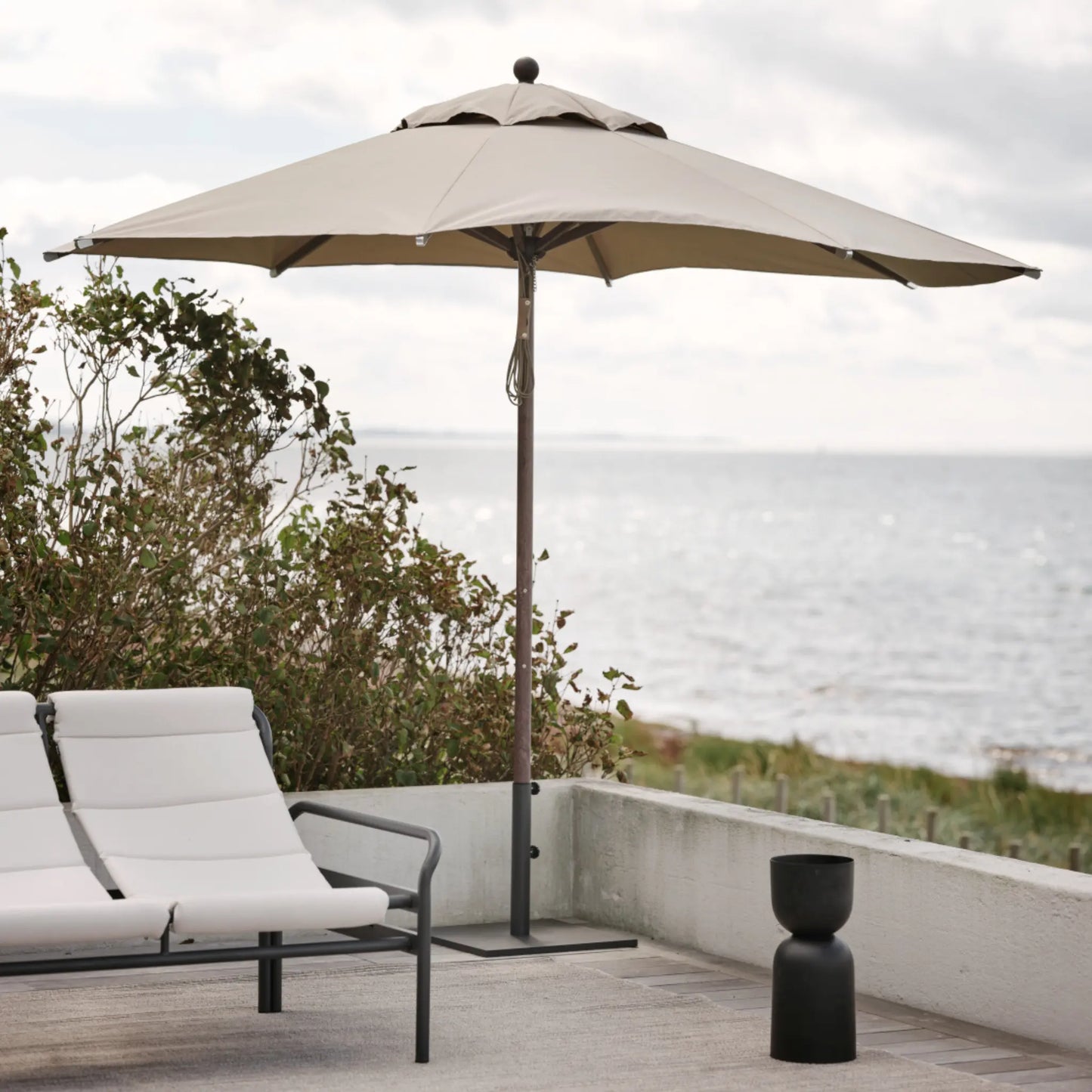 Brafab Paliano Parasoll, Brun/Beige