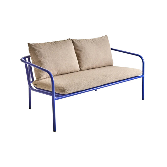 Brafab Bendt 2-Sitssoffa, Indigo Blue/Teddy Beige