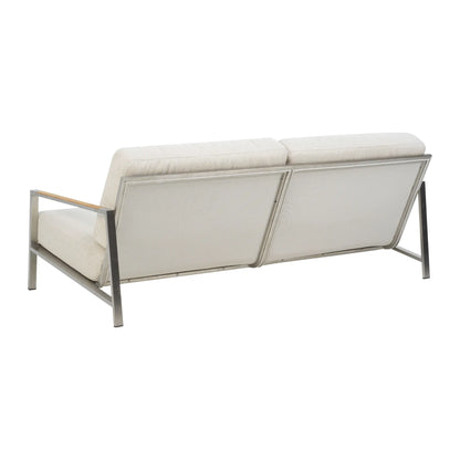 Brafab Naos 2,5-Sits Soffa, Stainless Steel/Dot Beige