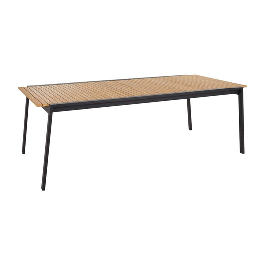 Brafab Naos Matbord, Svart/Teak