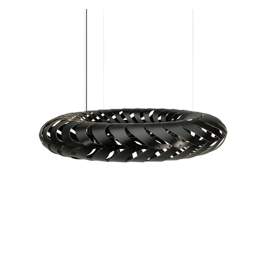 David Trubridge Maru Taklampa 140 cm, Svart