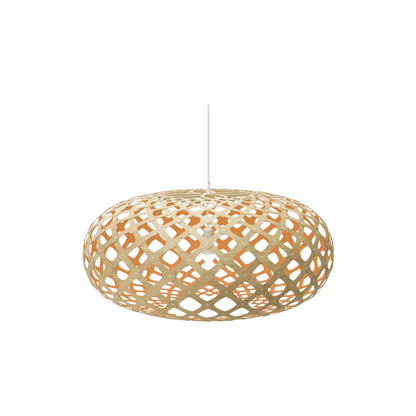 David Trubridge Kina Taklampa 100 cm, Orange