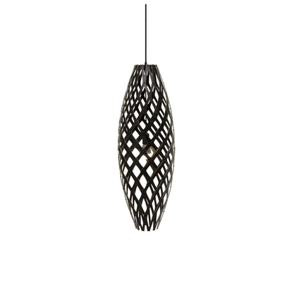 David Trubridge Hinaki Taklampa 90 cm, Svart