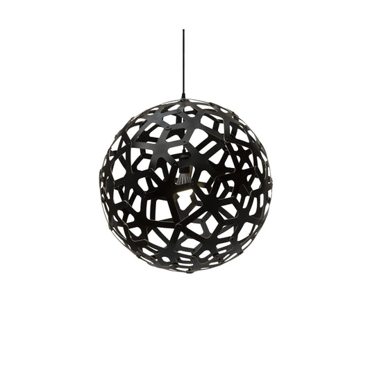 David Trubridge Coral Taklampa 80 cm, Svart