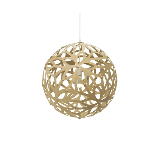 David Trubridge Floral Taklampa 80 cm, Bambu