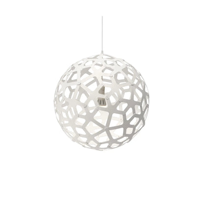 David Trubridge Coral Taklampa 80 cm, Vit