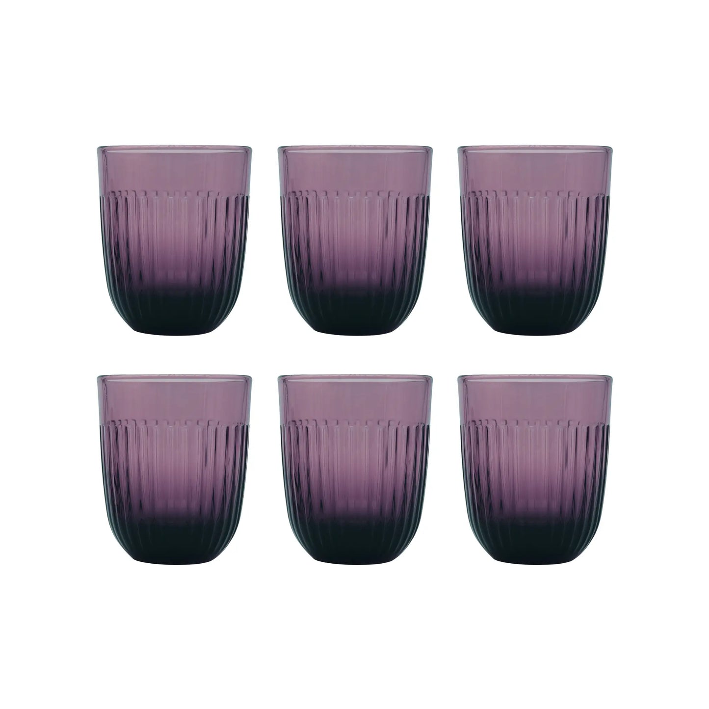 La Rochère Ouessant Vattenglas 6 st, Aubergine