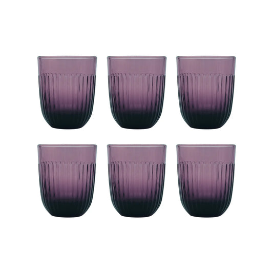 La Rochère Ouessant Vattenglas 6 st, Aubergine