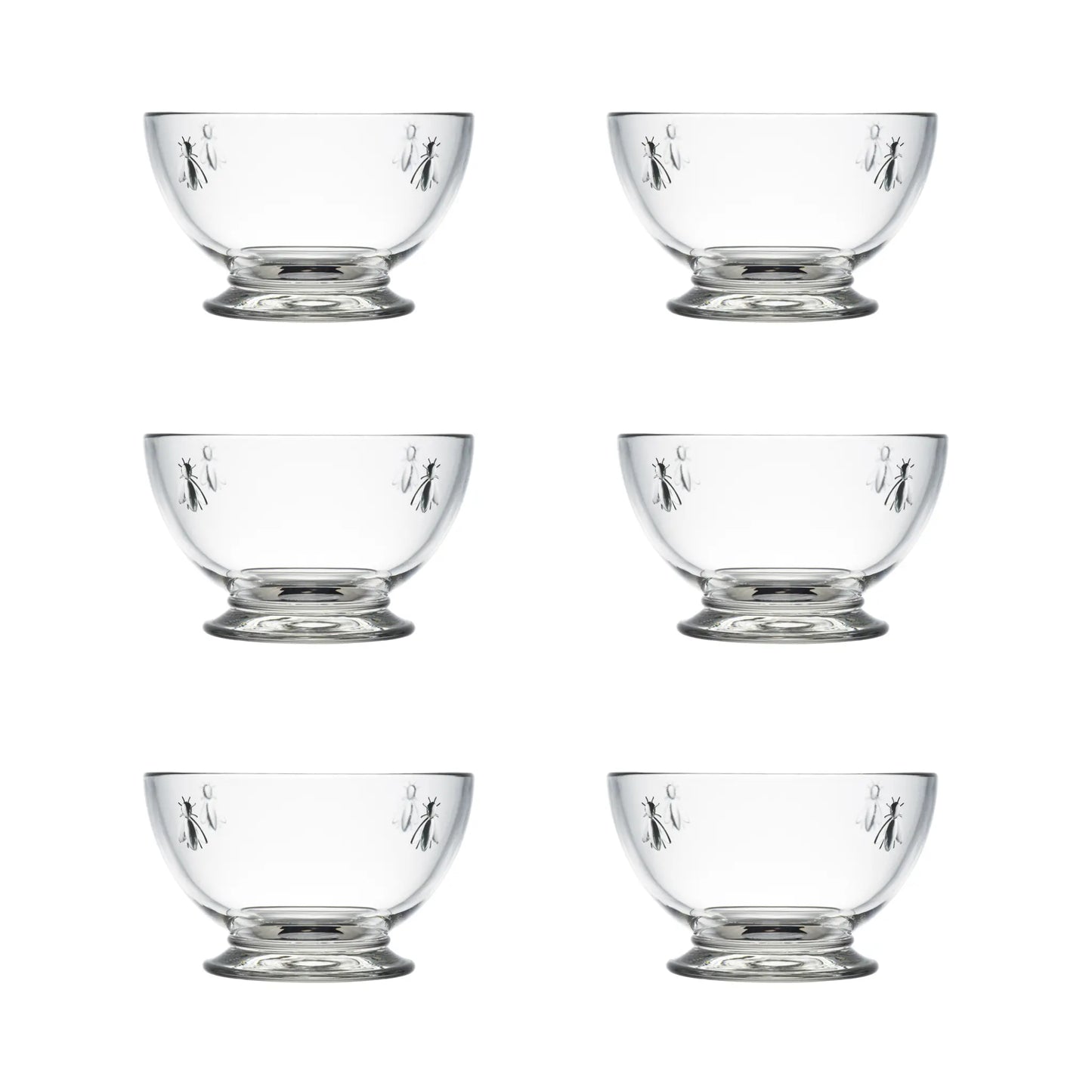 La Rochère Abeille Glasskål 6 st